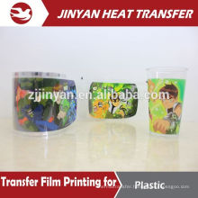 heat transfer film for plastic thermo cup with printing
